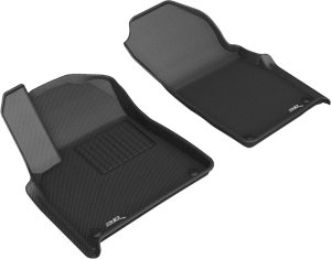 Lamborghini Urus Floor Mat Set - Front - 3D MAXpider - Kagu - Black - `19-`24 Lamborghini Urus Floor Mat Set - Front - 3D MAXpider - Kagu - Black - `19-`24